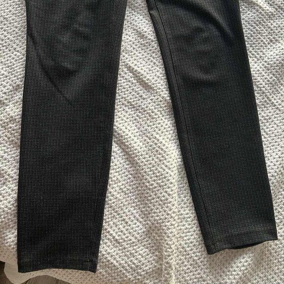 Karl Lagerfeld Paris Charcoal Micro-Check Slim Ankle Trousers – US 8 - Picture 3 of 6